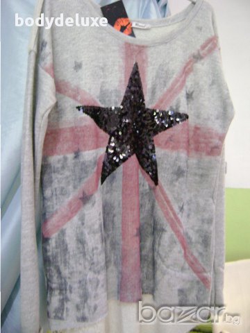 Black Star памучна блуза с дълъг ръкав, снимка 2 - Блузи с дълъг ръкав и пуловери - 15950113