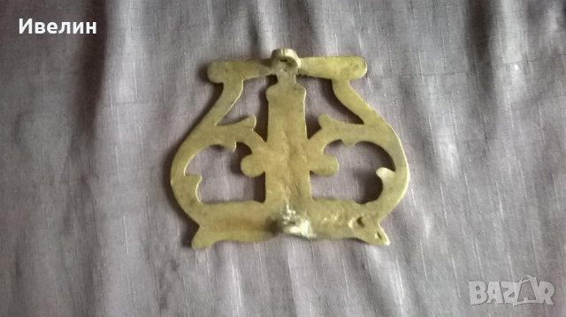 стара барокова апликация 2, снимка 2 - Антикварни и старинни предмети - 25318141