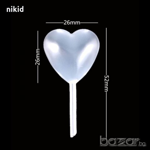 10 бр Мини пипета пипети за сироп сок декор украса на сладки сос мъфини кексчета, снимка 7 - Други - 20886771