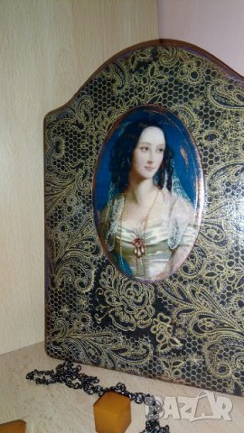 Декоративно пано" Дукеса Зинаида Юсупова', снимка 4 - Пана - 24007800