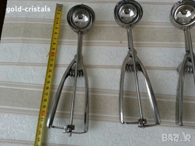 Лъжици за сервиране на сладолед и др, снимка 2 - Прибори за хранене, готвене и сервиране - 23053235