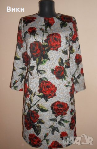 Eлегантна официална рокля с рози, снимка 2 - Рокли - 21934870