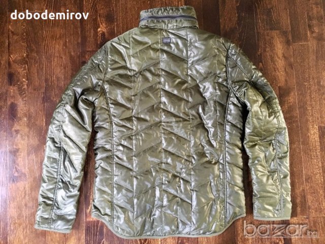 Ново мъжко яке G-Star Raw Copper Quilted Overshirt In Myrow Nylon Forest Night  оригинал, снимка 11 - Якета - 16217220