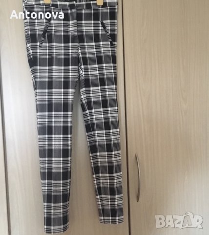 Кариран панталон Zara, снимка 1 - Панталони - 24961624