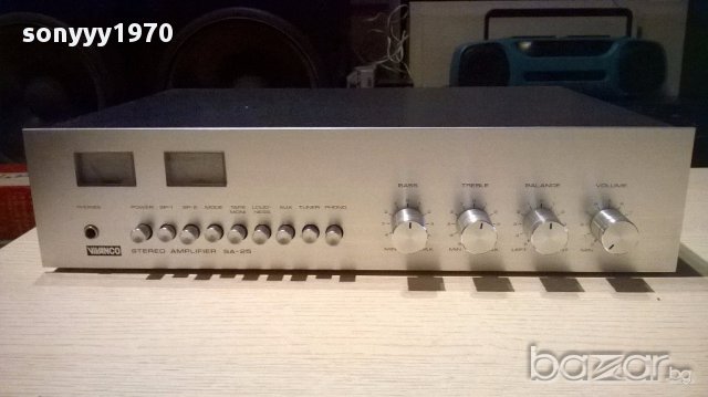 Vivanco sa-25 amplifier-made in japan-внос швеицария, снимка 3 - Ресийвъри, усилватели, смесителни пултове - 14199430