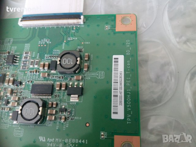 T-con TPV-V500HJ1-PE1-T-con-BD-V20, снимка 2 - Части и Платки - 22336003