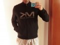 Michael Kors Big MK Logo Full Zip Fleece Sweatshirt Jacket, снимка 7