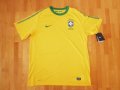 Nike Brasil CBG Official Home Mens Soccer Jersey, снимка 3