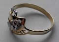 Дамски златен пръстен, снимка 2