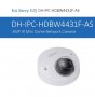 DAHUA - IPC-HDBW4431F-AS 4 Мегапикселова IP Куполна Камера, снимка 1 - IP камери - 21857803