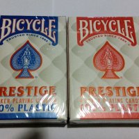 Карти за игра Bicycle Prestige нови  100% plastic, снимка 2 - Карти за игра - 19942085