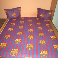 Спален комплект на Ман.Ю,Реал М или Барселона - за приста или спалня, снимка 4 - Спално бельо - 20110785