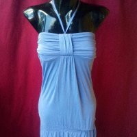 Светло лилава рокля бюстие от трико М, снимка 1 - Рокли - 18734680