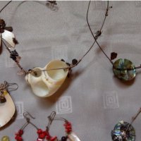Бижута , сребро , кралски седеф и естествени камъни , снимка 12 - Бижутерийни комплекти - 25245874