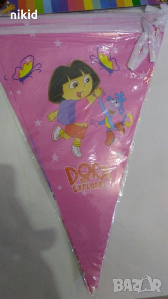 Дора и Ботичко 10 бр Парти Гирлянд Знаменца Флаг Банер, снимка 1