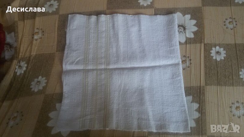 Стар памучен плат - парче ръчно тъкан, снимка 1