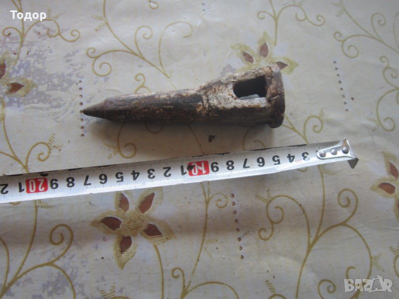 Старо железничарско чукче чук наковалня , снимка 1