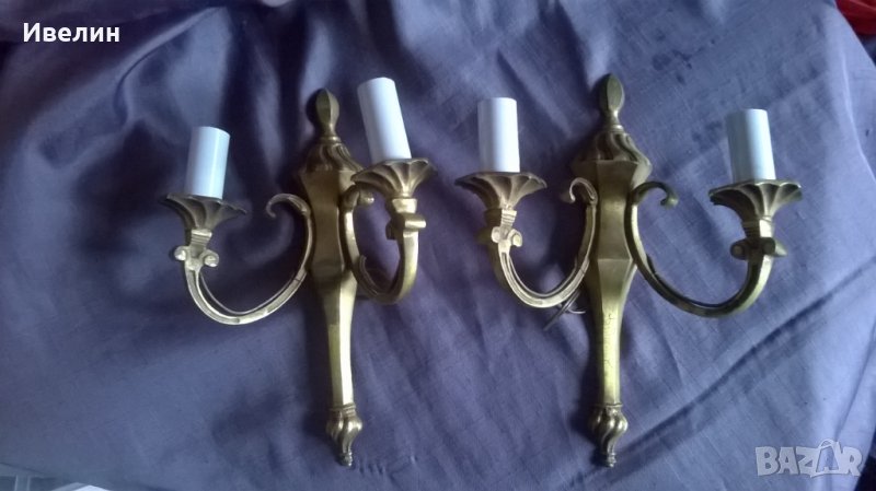 два барокови аплика за стена, снимка 1