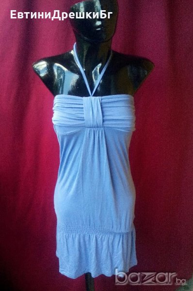 Светло лилава рокля бюстие от трико М, снимка 1