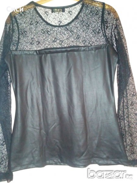 Дамска блуза с дантела, снимка 1