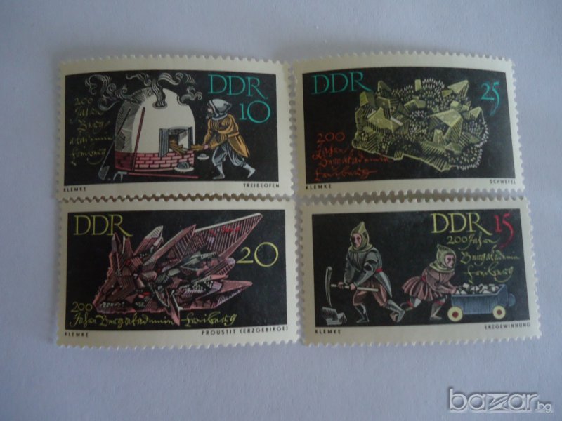 МАРКИ ГДР 1965 г. 200 год. МИННА АКАДЕМИЯ ФРАЙБЕРГ, снимка 1