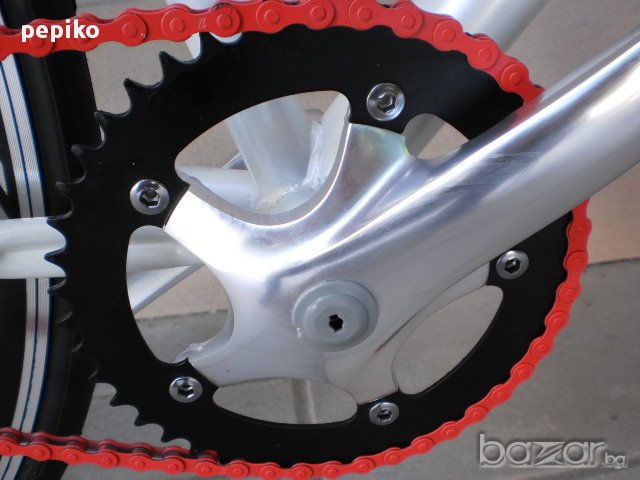 Продавам колела внос от Германия шосеен велосипед сингъл спиид фикс One-1 28 цола модел 2014г, снимка 10 - Велосипеди - 10068382