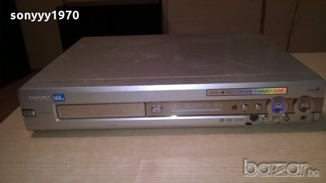 philips dvdr725h/02 hdd/dvd-внос швеицария, снимка 4 - Плейъри, домашно кино, прожектори - 18993109