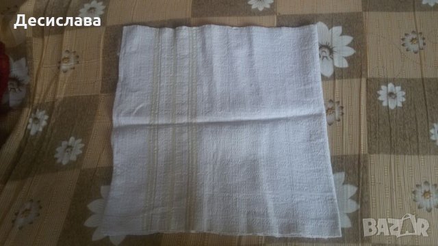 Стар памучен плат - парче ръчно тъкан, снимка 1 - Други - 24426851