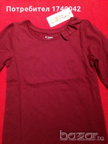 нова блуза с дълъг ръкав за 2-3год., снимка 1 - Детски Блузи и туники - 20861393