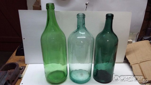 Стари шишета за вино и др., снимка 1 - Антикварни и старинни предмети - 18639303