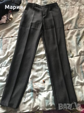 дамски черен панталон с висока талия есен зима 2021 ХИТ, снимка 1