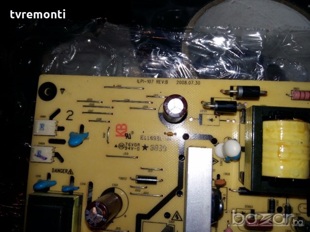 POWER BOARD ILPI-107 REV : B, снимка 2 - Части и Платки - 19707829