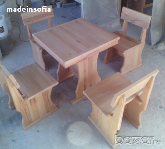 Дървени маси и столове, снимка 16 - Маси - 16659210