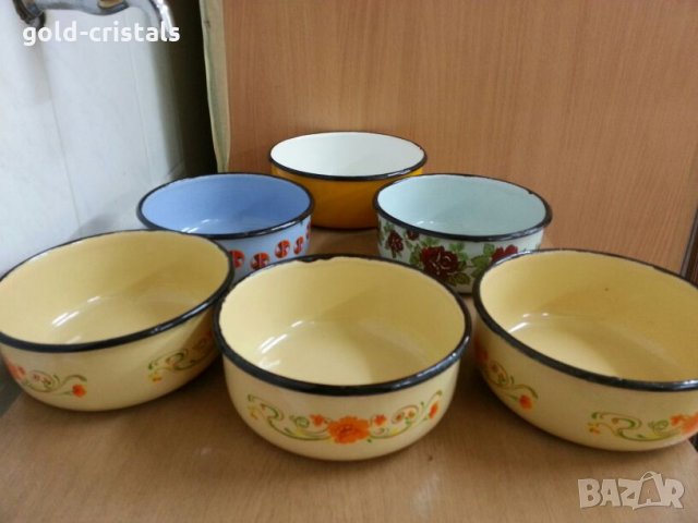  емайлирани купички