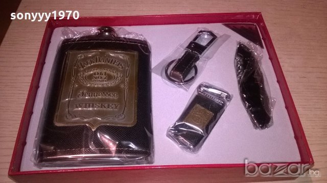 new-Jack daniels-луксозен подаръчен комплект, снимка 2 - Антикварни и старинни предмети - 19293754