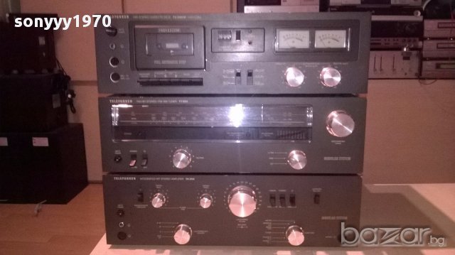 telefunken-tuner+deck+amplifier-ретро комплект-внос швеицария, снимка 3 - Ресийвъри, усилватели, смесителни пултове - 17998705