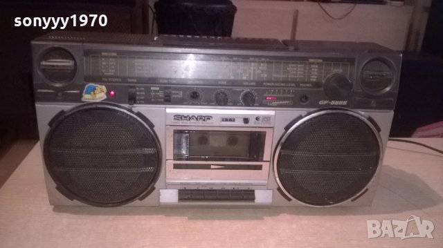 sharp gf-6565h ретро колекция-внос швеицария, снимка 3 - Радиокасетофони, транзистори - 23812935