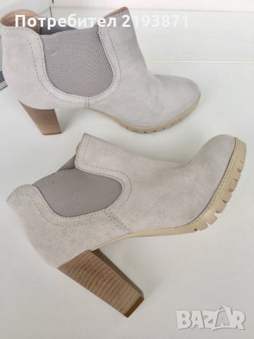 Естествена кожа велур нови боти Pier One номер 39, снимка 6 - Дамски боти - 24652610