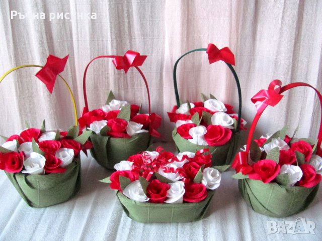 Кошници с цветя 15лв, снимка 9 - Декорация за дома - 21708758