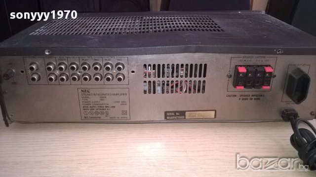 nec-amplifier 2x80w-japan-внос швеицария, снимка 9 - Ресийвъри, усилватели, смесителни пултове - 12685965