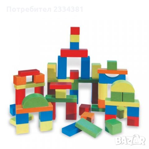Дървени блокчета 75 части Ирели, снимка 3 - Конструктори - 25870460