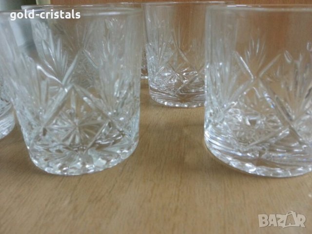  кристални чаши , снимка 8 - Антикварни и старинни предмети - 24766364