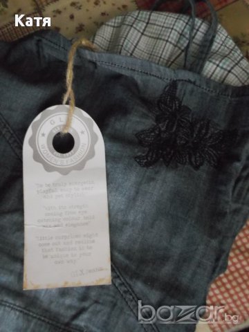 Намаление! Нова дълга дънкова рокля, размер L, снимка 7 - Рокли - 14946832