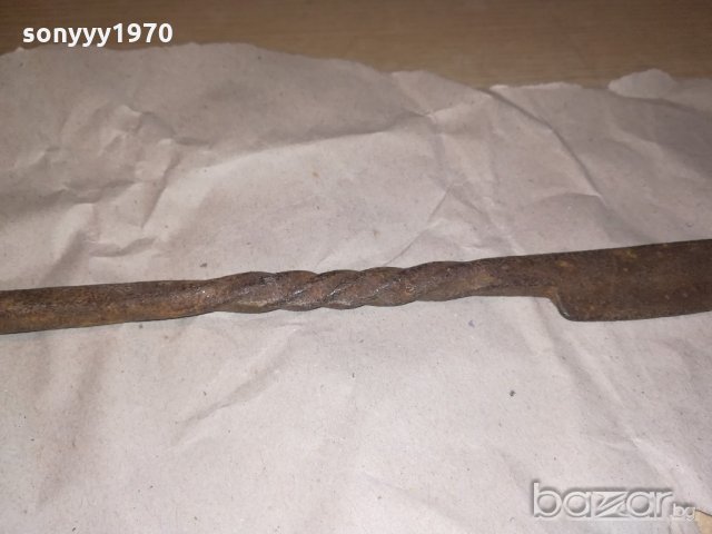 ръжен-ковано желязо-2бр-ретро колекция-58см и 47см, снимка 16 - Колекции - 20979190