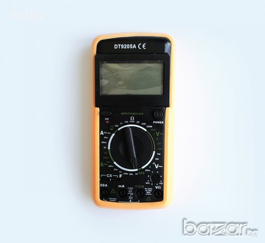 Мултицет със зумер DT-9205A VAC/VDC | AAC/ADC | OHM | F, снимка 1