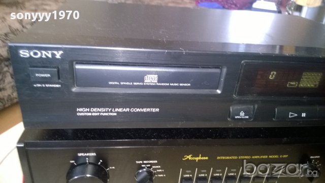 sony & accuphase e-207-внос швеицария, снимка 9 - Ресийвъри, усилватели, смесителни пултове - 9715855