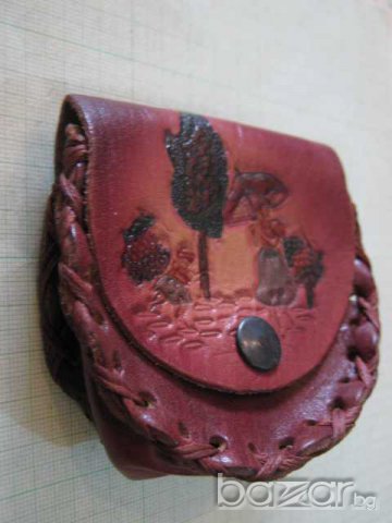 Портмоне кожено за кръста с апликация, снимка 4 - Портфейли, портмонета - 8080917