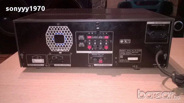 Sony ta-d709n power amplifier made in japan-внос швеицария, снимка 10 - Ресийвъри, усилватели, смесителни пултове - 14418828