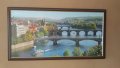 Рамкиран пъзел 4000 части Прага Чехия , мостовете над Вълтава, снимка 1 - Декорация за дома - 25960687