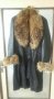 Дамско кожено  палто, снимка 1 - Палта, манта - 22647991